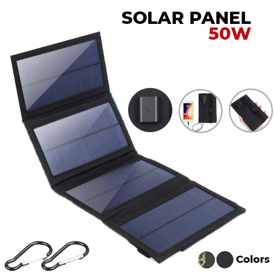50W Portable Solar Panel Folding Solar Cell Foldable 50W Portable Solar Panel Folding Solar Cell Foldable